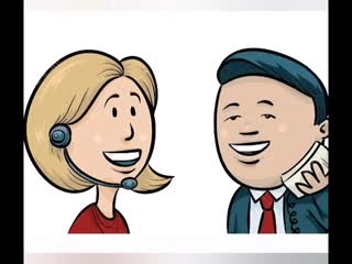 Разговор женщины с коллектором