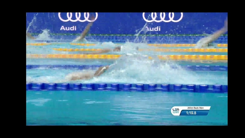 200m Backstroke Men FINAL European Swimming Championship 2021