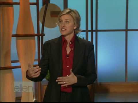 Ellen Monologue Its not breaking and entering, its entering then