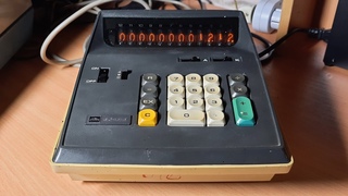 Toshiba BC-1212 nixie tube calculator (circa 1969)
