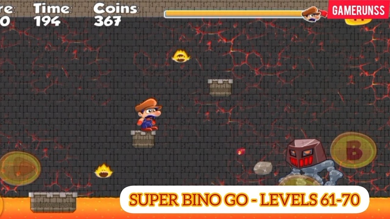 Super Bino Go: Jungle Adventure Gameplay Walkthrough Android Levels 61