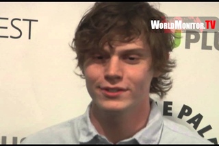 Evan Peters “Kit Walker“ arrives at American Horror Story - Asylum PaleyFest 2013